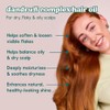 Nature Spell Dandruff Complex Hair Oil, Pre-Diluted Scalp Oil, Helps