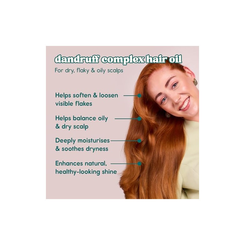 Nature Spell Dandruff Complex Hair Oil, Pre-Diluted Scalp Oil, Helps