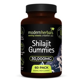 modern herbals Shilajit Gummies 1,000mg per Serving, 30 Days Supply