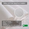THE ART BOX Medium Weight 100% Cotton Waffle Fabric –