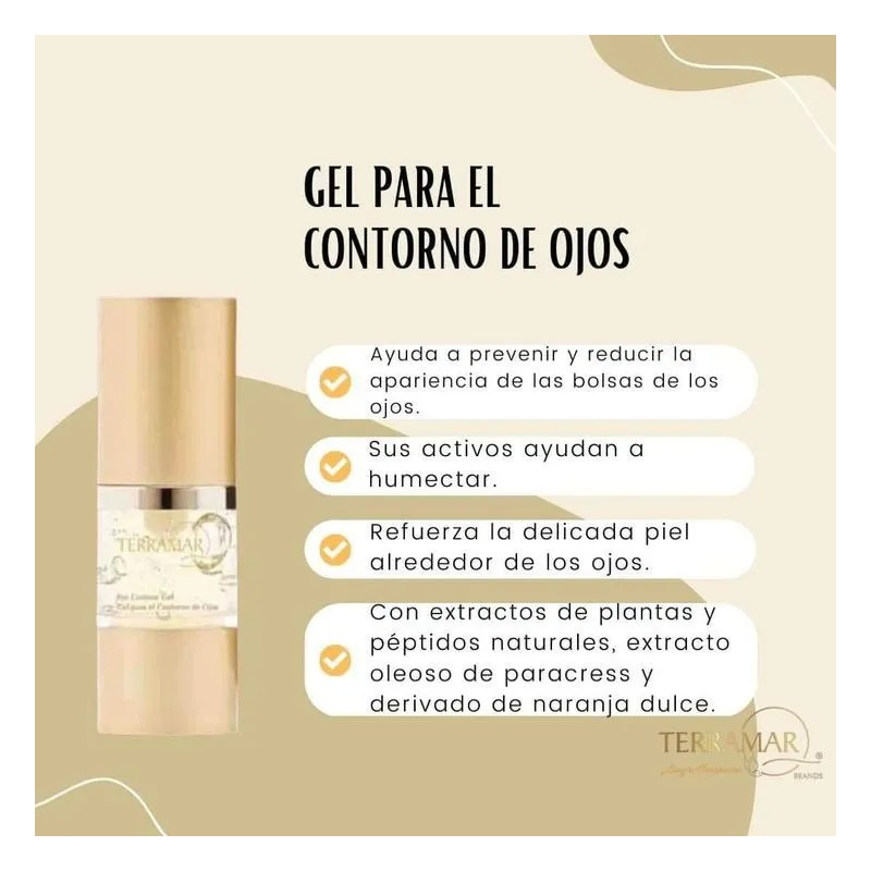 Terramar Gel Contorno De Ojos Y Crema Para Ojos Madura