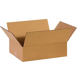 PARTNERS BRAND 13 x 9 x 4 Corrugated Cardboard Boxes, Flat 13"L x 9"W x 4"H, Pack of 25 | Shipping, Packaging, Moving, Storage Box for Home or Business, Strong Wholesale Bulk Boxes