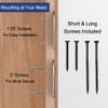 MOSECYOU Extended Lip Strike Plate 2-1/2" x 2-1/4", Heavy Duty