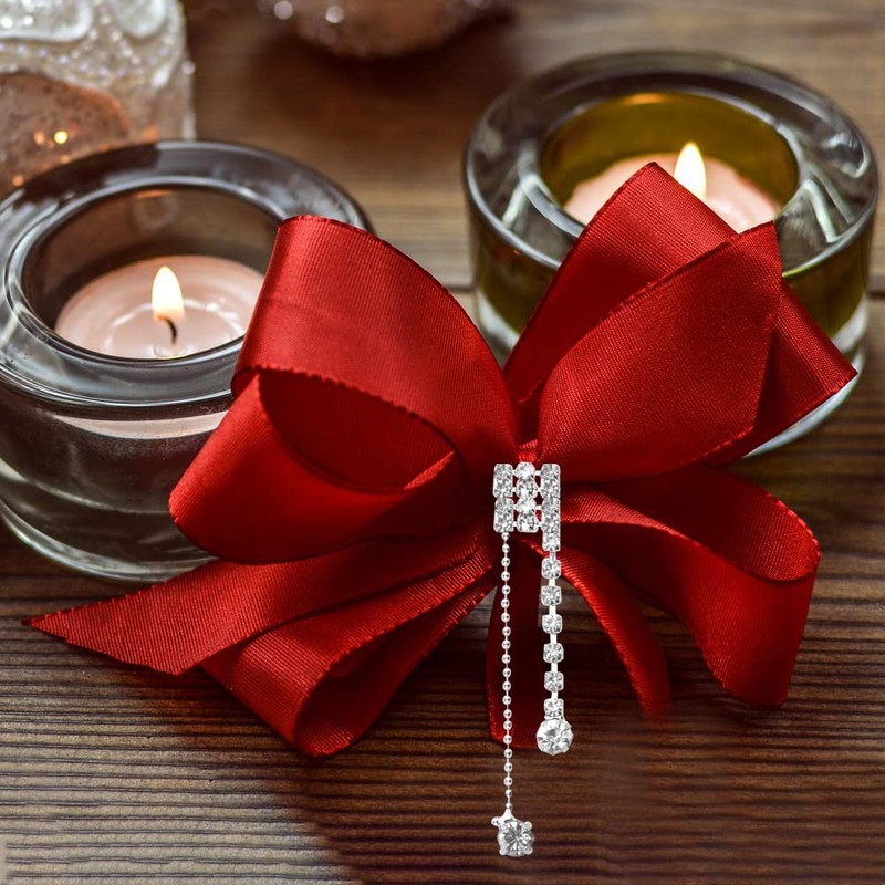 BGTXINGI 1 Yard Crystal Rhinestone Tassel Chain Diamond Tassel Close Trimming