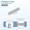 uxcell 15Pcs M5-0.8x25mm Fully Threaded Rods, Threaded Rods Bar Studs,