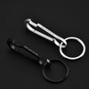 Keychain Bottle Opener, Carabiner Key Chain Clip Hook with Key