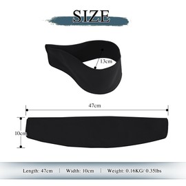 PONY DANCE Curtains Tiebacks Magnetic Black Curtain Holder Tiebacks with Magnets for Opaque Curtains Magnetic Tiebacks for Curtains 4 Pieces 47 x 10 cm