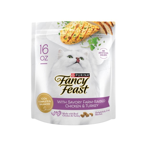 Unbranded Purina Fancy Feast Dry Cat Food with Savory Farm-Raised