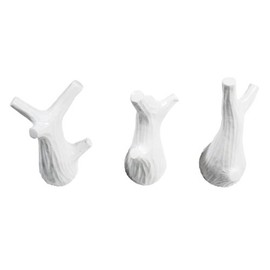 Capventure 3 Little Twigs, Mini Hook, Set of 3, White