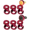 10 Pcs M4 Aluminum Anodised Cup Washers with Countersunk Head