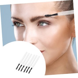 Healeved 6pcs Eyelash Mascara Brush Set Eyebrow Eyelash Makeup Applicator Brush for Smooth Application Travel Size Perfect Present for Makeup Lovers