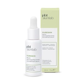 Pbt Skinlab Pureskin Serum – Sérum Facial Seborregulador, Tratamiento contra Imperfecciones con Niacinamida 5%, Ácido Azelaico 3% y Arbutina, Reduce Brillos y Manchas, Gotero 30ml