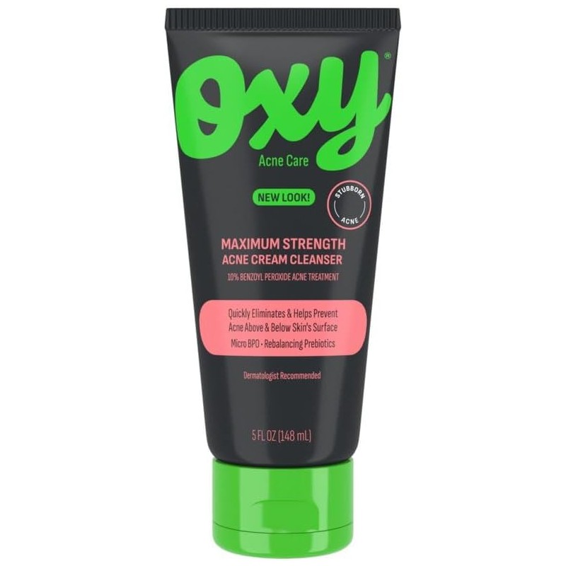 Oxy Limpiador de acné, fuerza máxima, 5 onzas (Paquete de