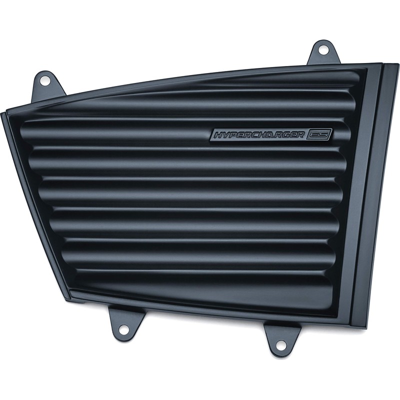 Kuryakyn 9363 Motorcycle Hypercharger Air Cleaner/Filter Component: Classic Faceplate for