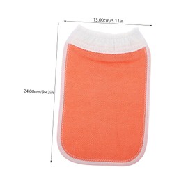 SAFIGLE Double Sided Bathing Gloves Soft and Durable Exfoliating Shower Mittens for Men and Women Multi Purpose Bath Towels for Smooth Skin and Gentle Cleansing Grey