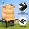 HiveSweet Adjustable Metal Hive Stand Black Metal Bee Hive Stand