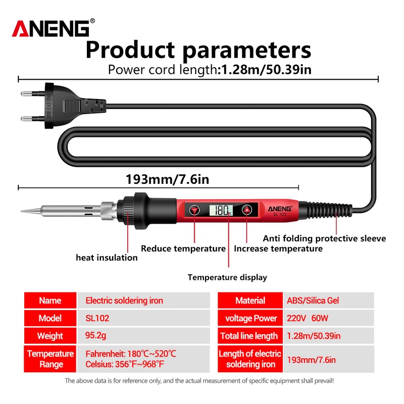 ANENG 12pcs Soldering Iron Kit Mini Electric Soldering Irons with