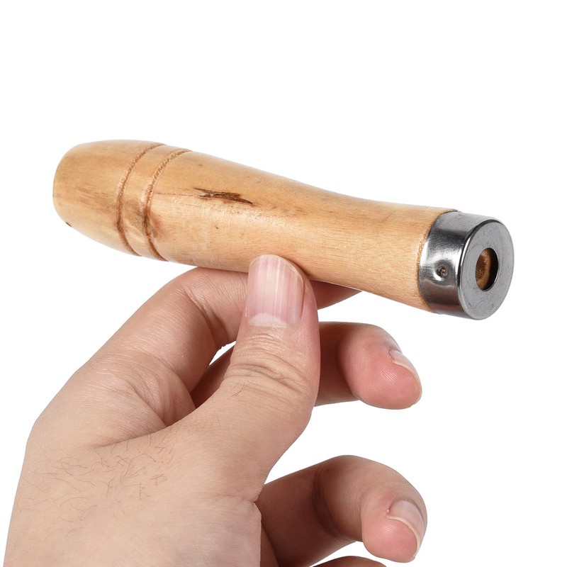 TopHomer 20 Pieces Wooden File Handle, Safety File Handle with