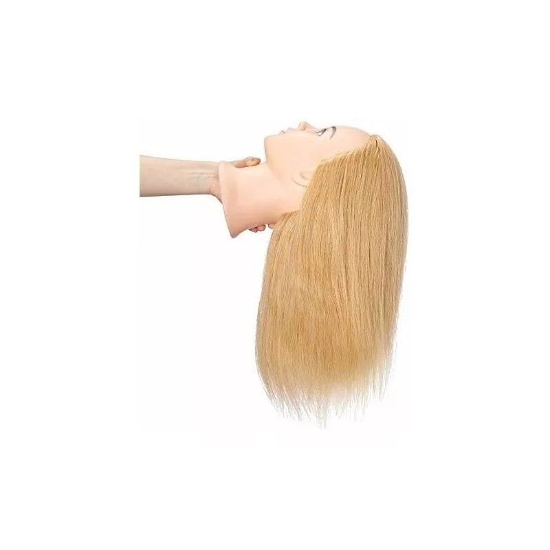 Hairingrid Cabeza Maniqui Cabello Natural #27 Rubio 55 Cm Hairingrid