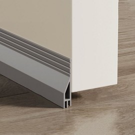 Door Draft Stopper 1m - Entrance Door Wind Blocker Small Wind Blocker/Grey 1m
