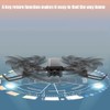 1808 Foldable Black WiFi FPV 1080P Camera Optical Flow Positioning