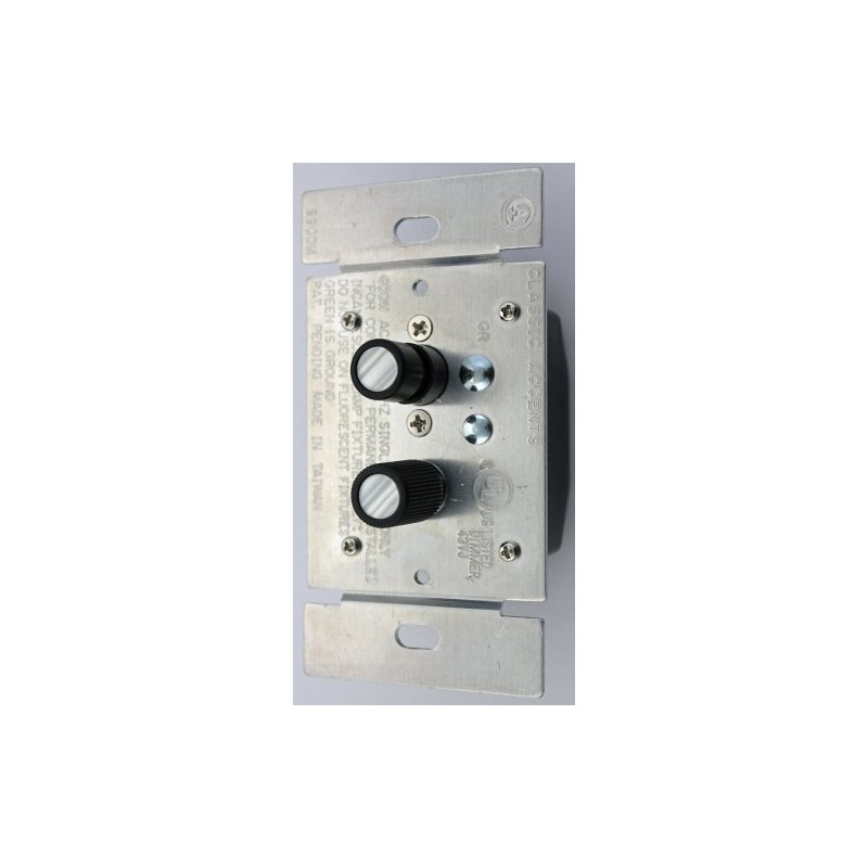Classic Accents 600 Watt Single Pole Push Button Dimmer Light