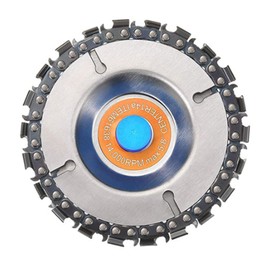 LIKENNY Disc Cutter, Wood Carving Disc, Disc Grinder, Disc Cutter, Chainsaw, Polishing Disc Diameter 4.1 inches (105 mm), Hole Diameter 0.6 inches (16 mm), 22 Teeth Cutter, Made of Cemented Alloy, For