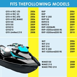GOMADEIT Upgrade OEM 278002270 LCD Digital Jet Ski Speedometer fits for Sea Doo GTX RXP RXT Wake Gauge Cluster w/ 278002144 Chrome Bezel