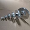 CHANCS Outer Diameter 100mm Single Groove Pulley 16mm Fixed Hole