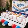 APUXXJUPA Baseball Tablecloth - Baseball Pattern Table Covers Plastic Waterproof