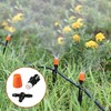 40 Pieces Watering Dripper with T-Joints, Adjustable Micro Drip Irrigation,