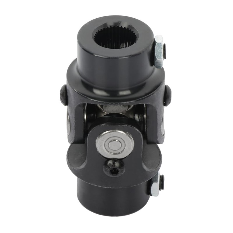 ECCPP Black Single Steering Joints 11/16-36 Spline X 3/4 DD