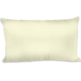 Spasilk Satin Pillowcase For Hair And Face, Polyester Satin Pillowcase, Queen Size- Ivory Pillowcase