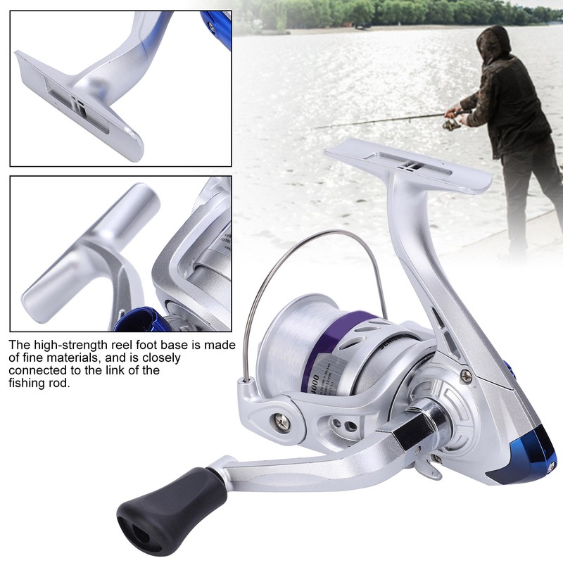 Portable Fishing Reel Casting Rods with Fish Wire Spinning Reel