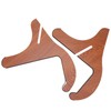 2Pcs Guitar Stand Wooden Detachable Pluck Musical Instrument Bracket Base