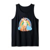 Funny Unicorn Fennec Fox Tank Top
