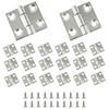 bociloy 20Pcs 1 Inch Butt Hinge, Mini Cabinet Hinges, Rectangle