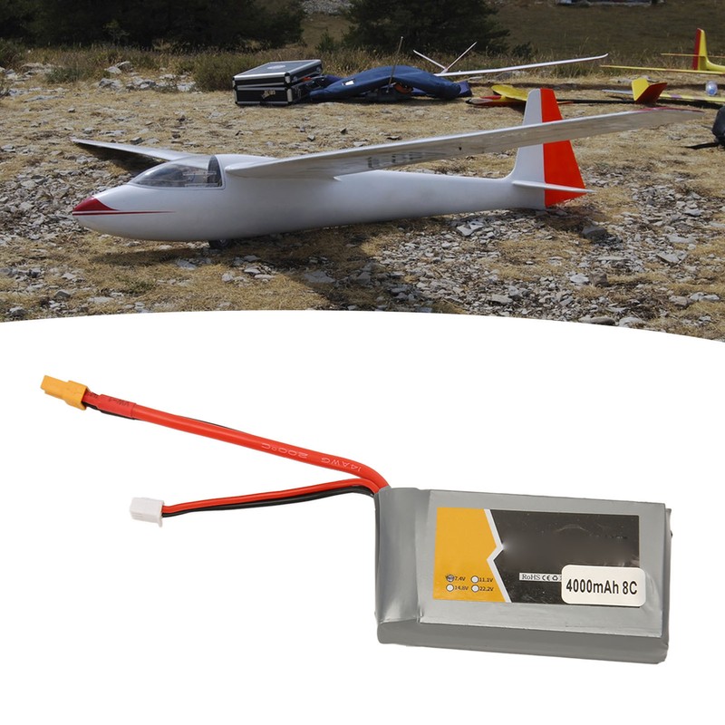 2S 7.4V 4000mAh 8C Lipo Battery 2S Lipo Battery for