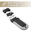 Bates- Razor Blade Scraper, Grey, Locking Razor Scraper Set with