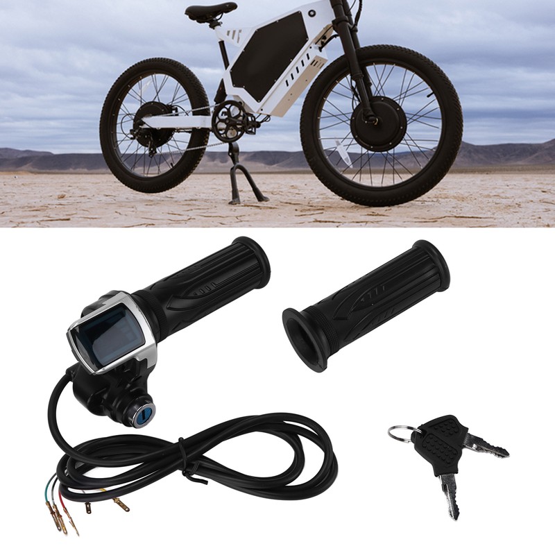 24V HalfTwist Throttle Grip LED Power Indicator with 2 Keys