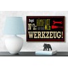 Femer Wooden Sign 12 x 18 cm Rule No. 1