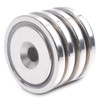 Strong Neodymium Magnets, Diameter 1.4 inches (36 mm), Hole Diameter