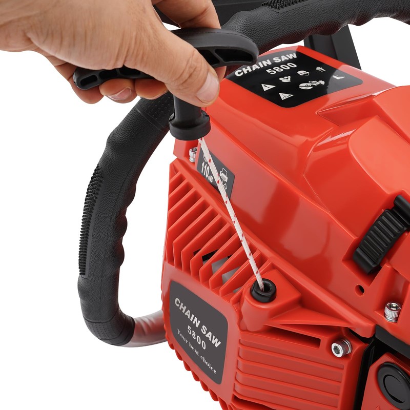 JAYGOVAN 20'' Gas Chainsaw 58CC Gasoline Powered Chainsaws 3.6HP Power