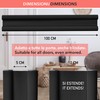 Draught Excluder for Armored Door, Extendable Draught Excluder for All