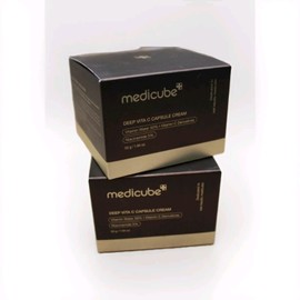 MEDICUBE Deep Vita C Capsule Cream 55g 1.94 oz Vitamin C Moisturizer NEW Lot 2