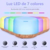 Difusor De Aceites Esenciales De 500ml, 7 Colores De Luces