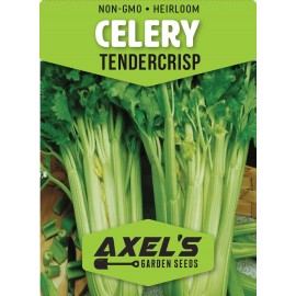 Axel's Garden Seeds Tendercrisp Celery Seeds for Planting - Non GMO Heirloom Vegetable Seeds - 2000 Seeds