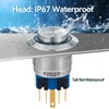 UL Listed 22mm Push Button Switch Momentary Latching High Round