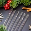 HALM Glass Straws - Festive Edition for Christmas with Engraving