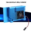Single Fan Heat Sink CNC Protective Cover for Raspberry Pi